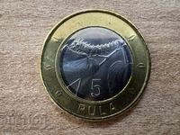 Botswana - 5 pula (2016)