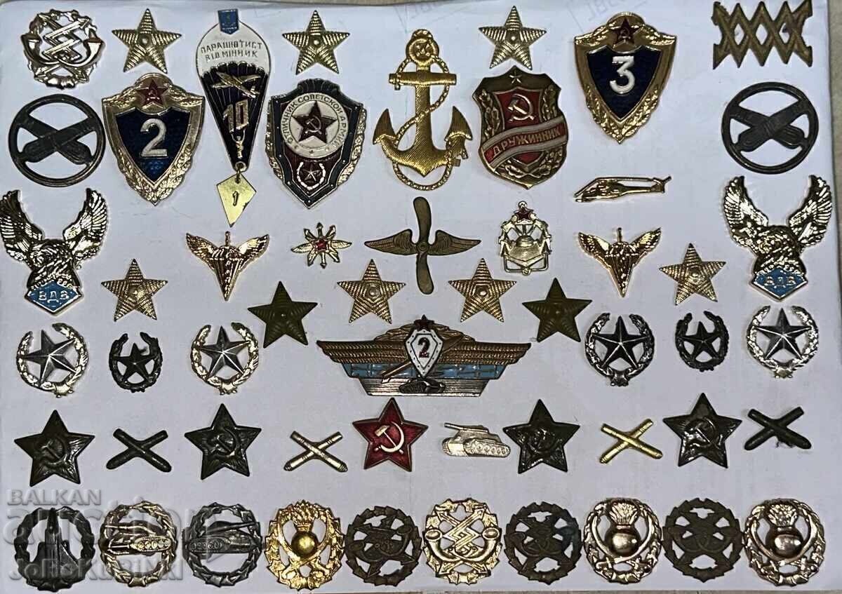 LOT Venzeli, Cocarde, Stele și altele —-54 bucăți