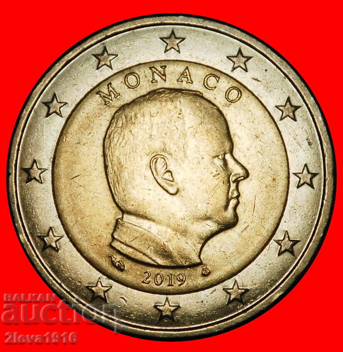 FRANȚA (2002-2025): MONACO ★2 EURO 2019 ALBERT AL II-LEA (2005-)