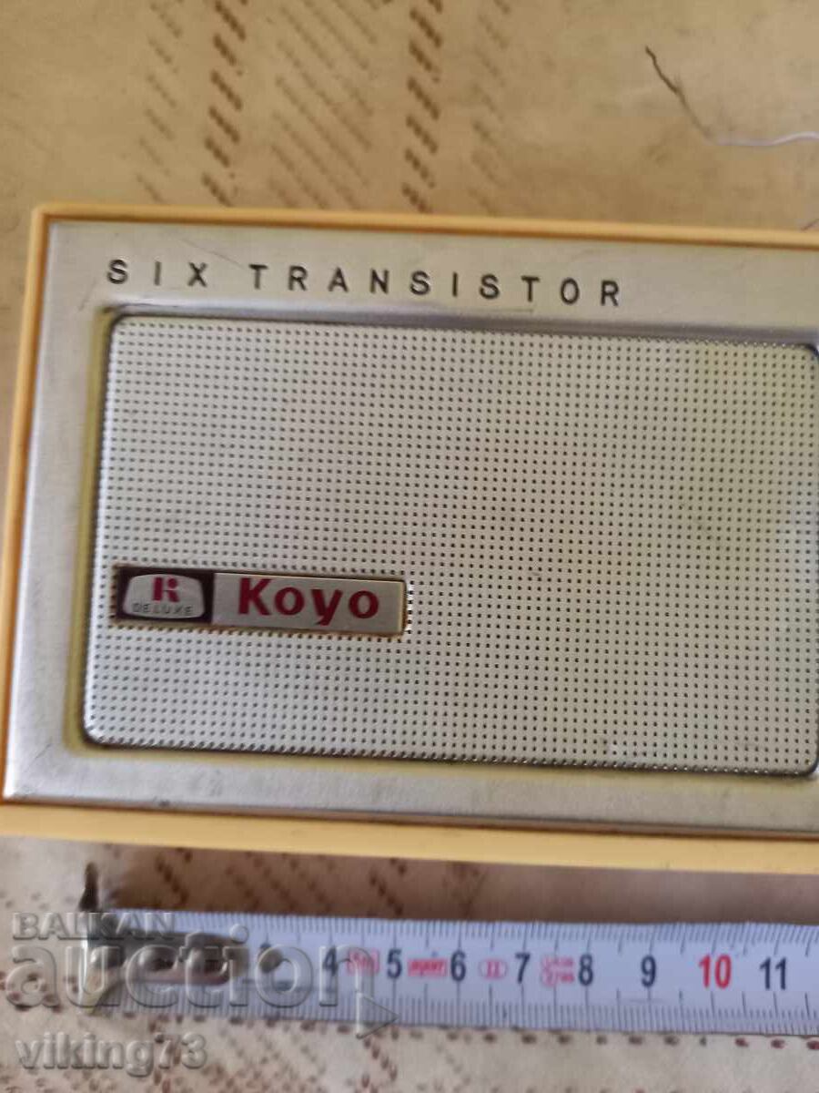 Δημοπρασία Ραδιόφωνο KOYO, Ιαπωνία, ρετρό