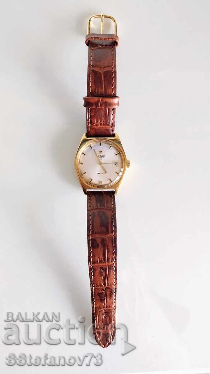 Аукцион Ръчен часовник Tissot P 516 позлатен