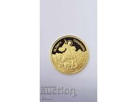 Σπάνιο χρυσό επετειακό νόμισμα 20 λέβα 2007 - Άγιος Γεώργιος