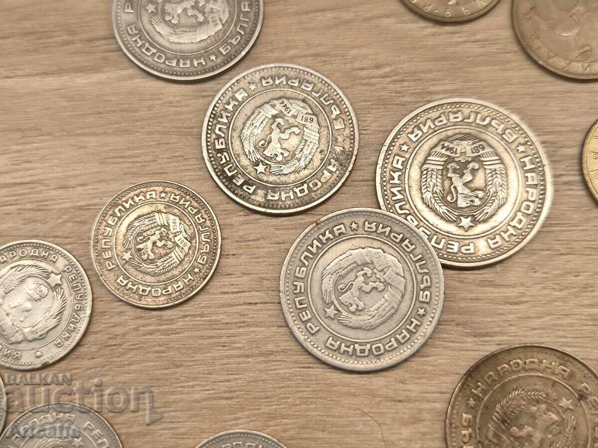 Lot de monede vechi bulgărești (stotinki din perioada socialistă) – RPB - 7