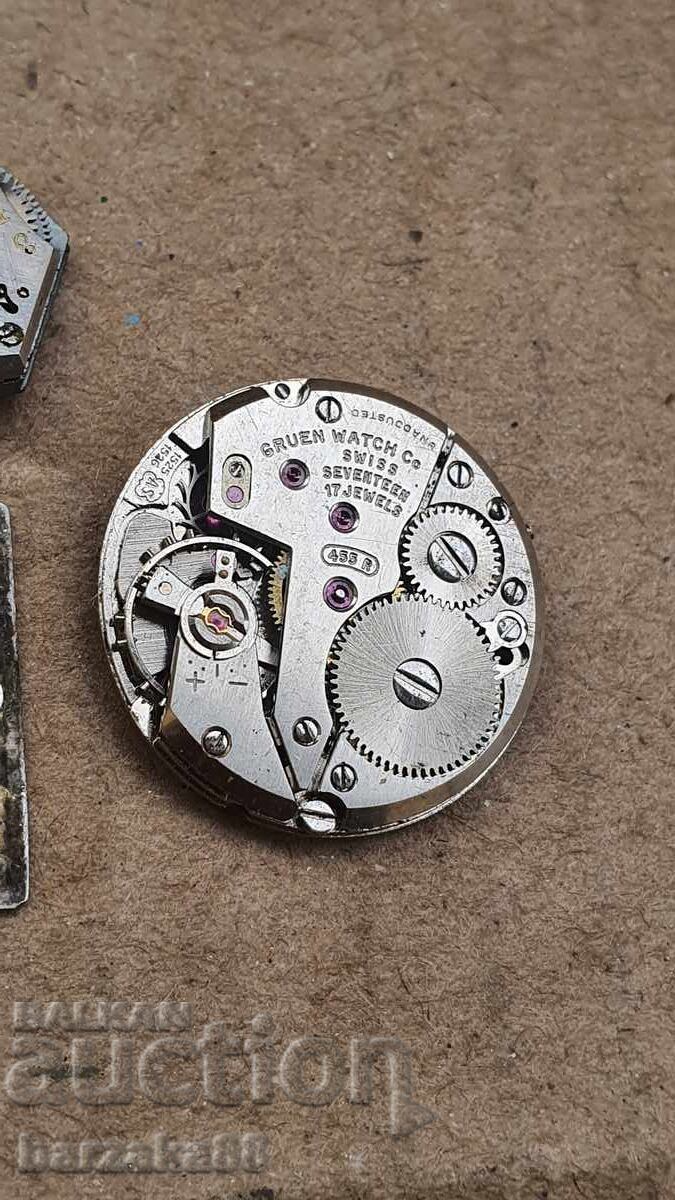 Licitație Mecanisme Bulova și Gruen 3 bucăți