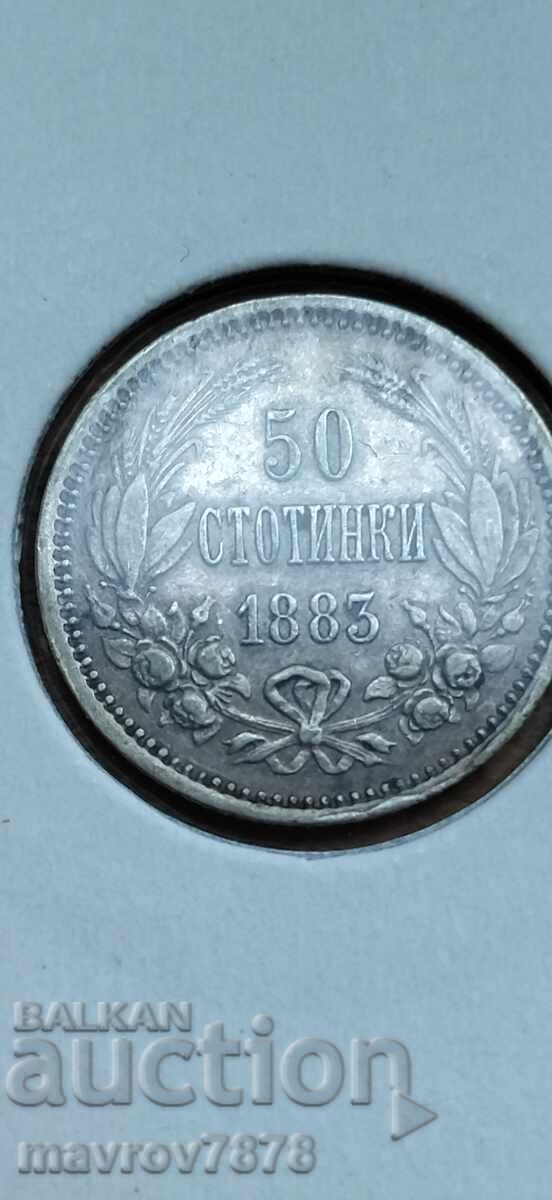50 cents 1883 - 7 50 cents 1883 - 7
