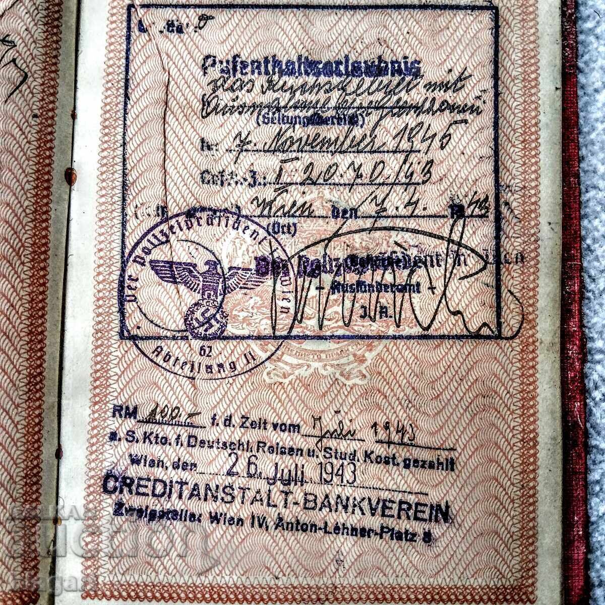 Regatul Bulgariei-pașaport