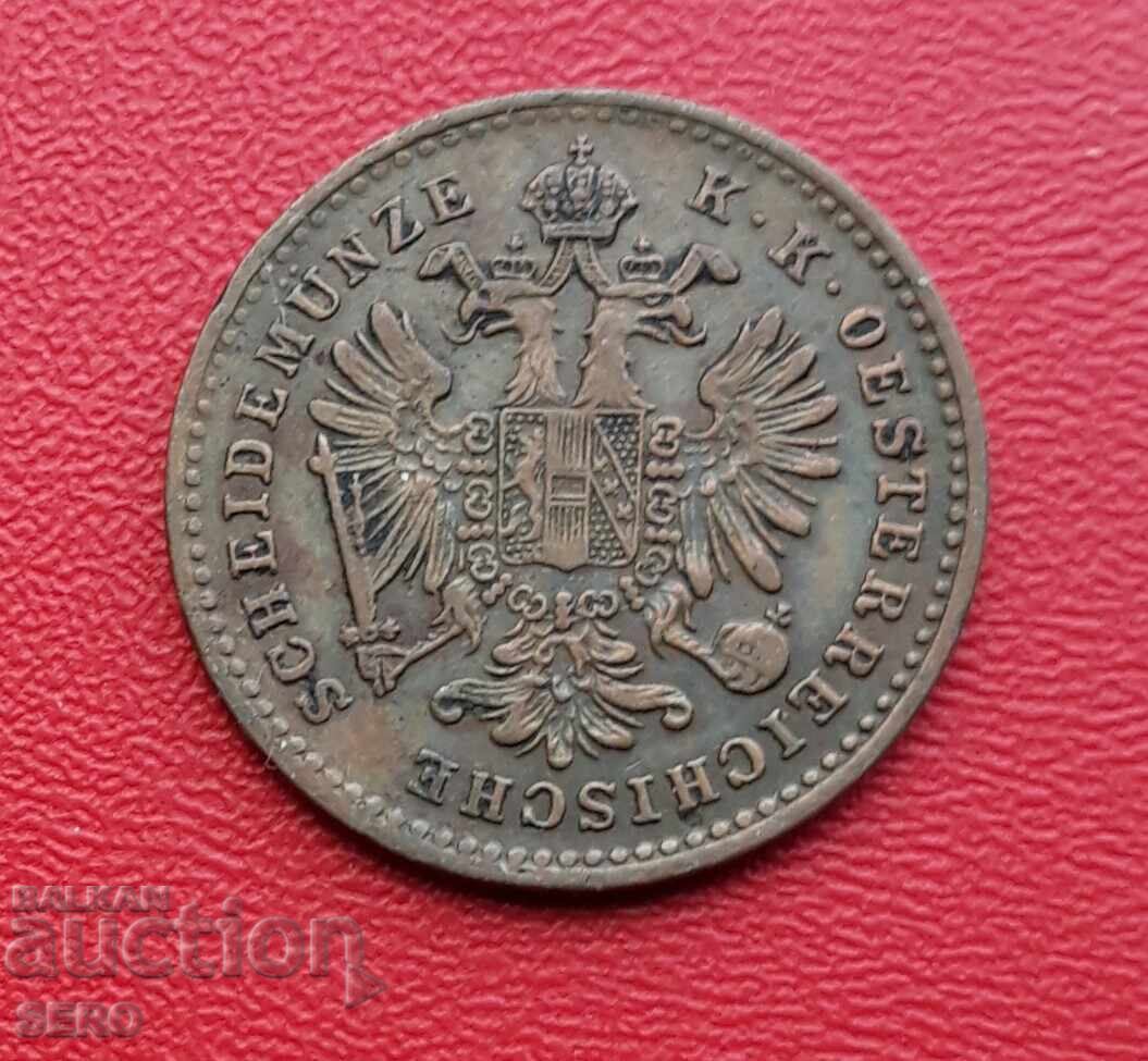 Austria-Hungary-1 Kreuzer 1881 with price € 3.00 | 5.87 BGN