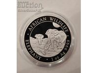 1 oz Silver Somali Elephant 2026 Somalia