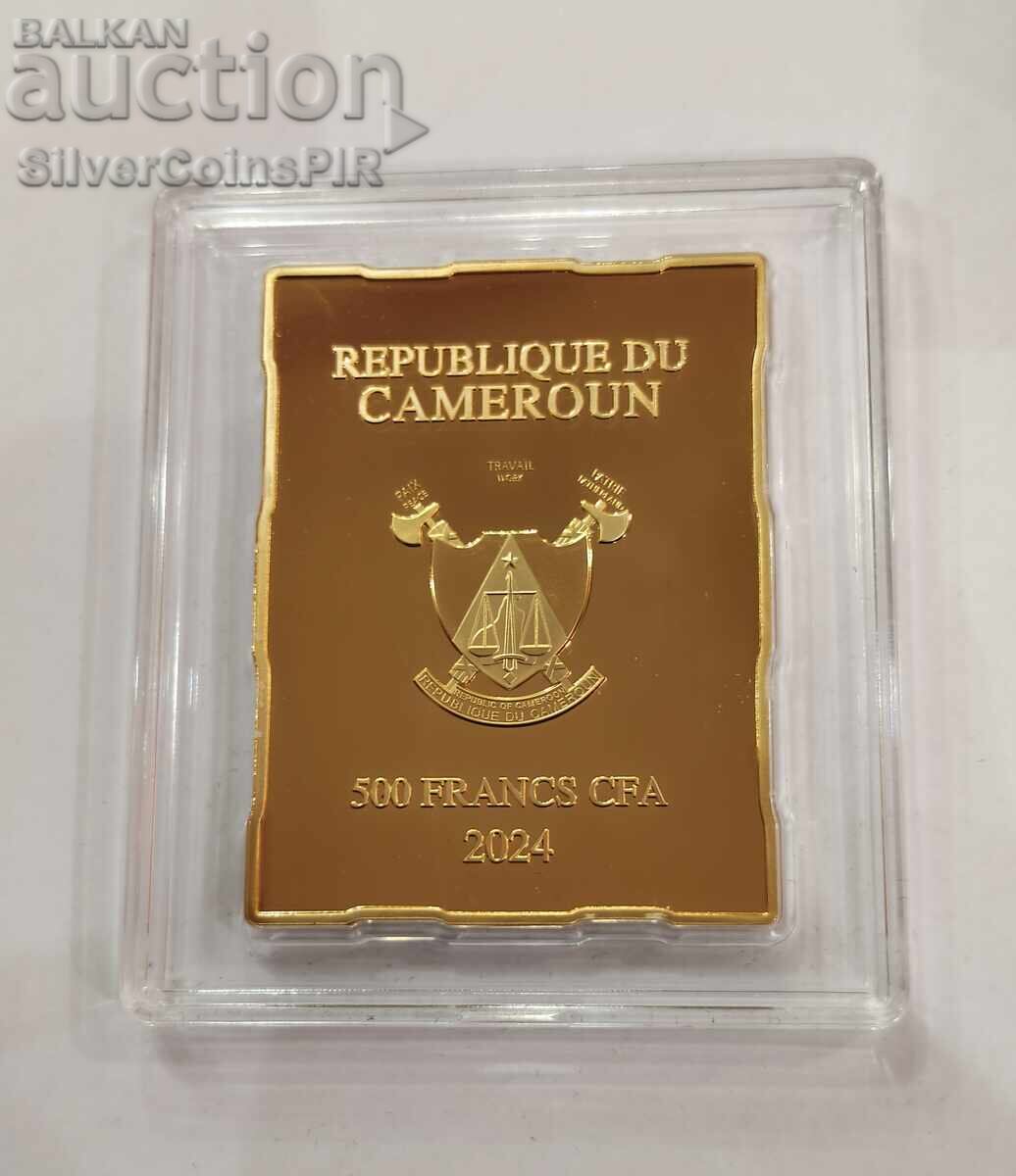 Argint 500 Franci Fata și Cupidon 2024 Camerun - 5 Argint 500 Franci Fata și Cupidon 2024 Camerun - 5