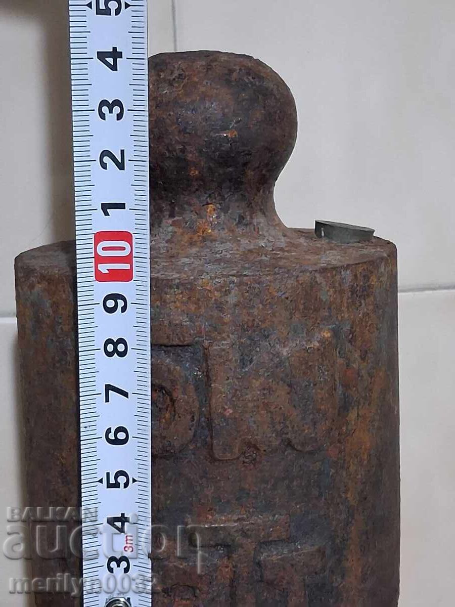 Livrarea Greutate veche pentru cântar 5 kg, etalon de control