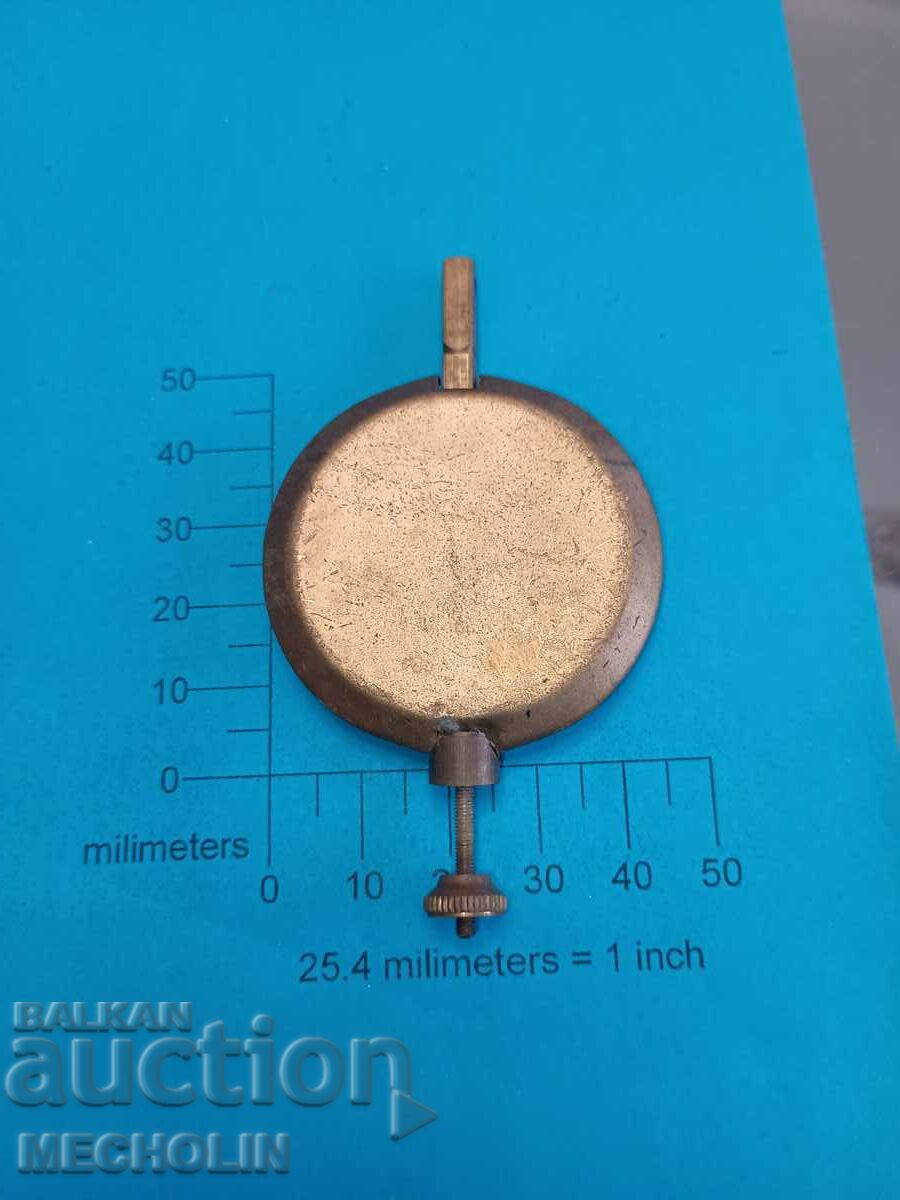 Old pendulum for mantel clock