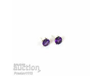 Cercei cu ametist 3mm