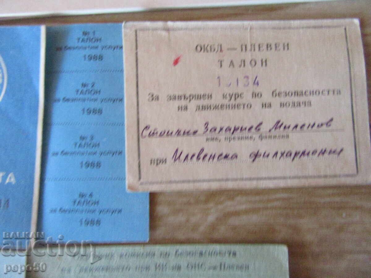 Delivery of SEVEN DRIVING DOCUMENTS FROM THE SOCIALIST ERA Delivery of SEVEN DRIVING DOCUMENTS FROM THE SOCIALIST ERA