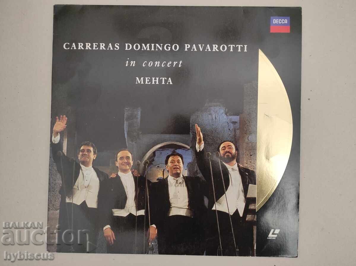 Laserdisk Carrera, Domingo, Pavarotti σε συναυλία
