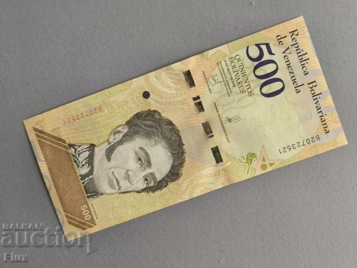 Bancnotă - Venezuela - 500 bolivari UNC | 2018