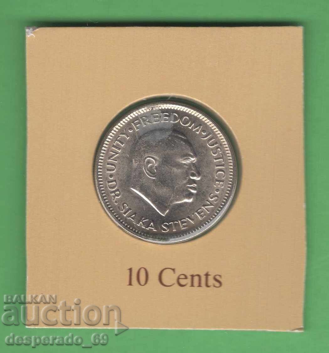 (¯`'•.¸ 10 cenți 1984 SIERRA LEONE UNC- ¸.•'´¯) cu preț € 4.60 | 9.00 BGN