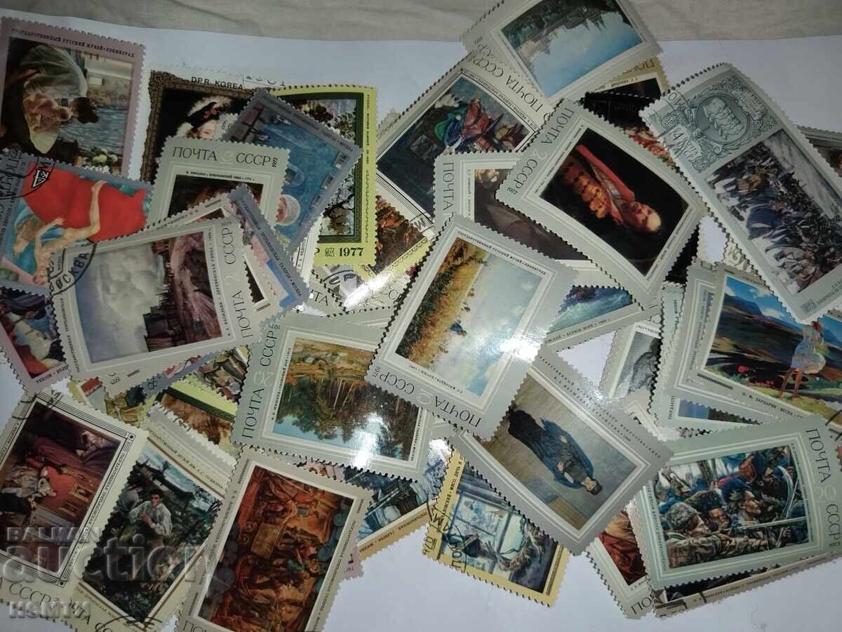 Timbre poștale 1000+ bucăți Timbre poștale 1000+ bucăți