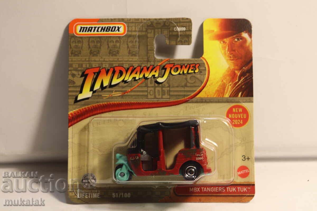 MATCHBOX  INDIANA  JONES   TUK TUK  ИГРАЧКА КОЛИЧКА МОДЕЛ