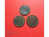2 bani 1880, 1882 and 1900