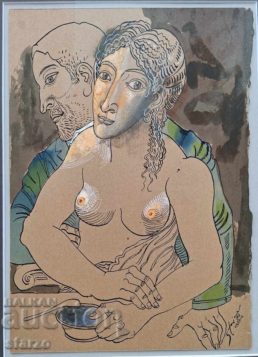 Πίνακας "Intimacy" καθ. Stoyan Stoilov με τιμή € 1200.00 | 2347.00 BGN