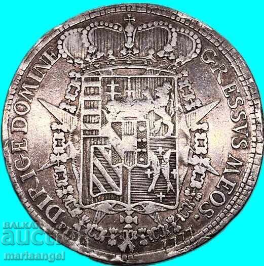 Παράδοση Francescone 1777 Ιταλία 10 paoli 26,86g Pietro Leopoldo RR