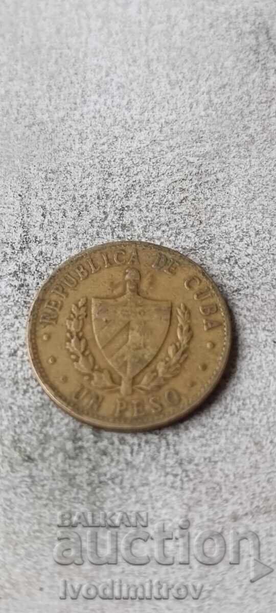 Cuba 1 peso 1989 Cuba 1 peso 1989