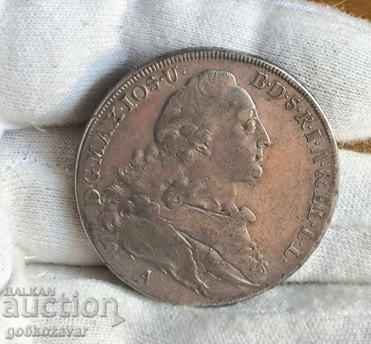 Taler Bavaria 1775 Argint păstrat excelent! cu preț € 200.00 | 391.17 BGN Taler Bavaria 1775 Argint păstrat excelent! cu preț € 200.00 | 391.17 BGN
