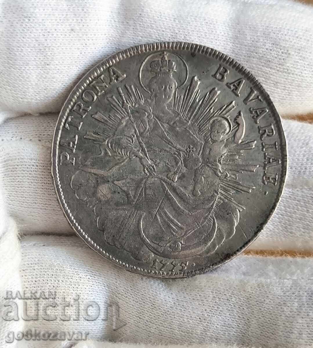 Taler Bavaria 1775 Argint păstrat excelent! - 5 Taler Bavaria 1775 Argint păstrat excelent! - 5