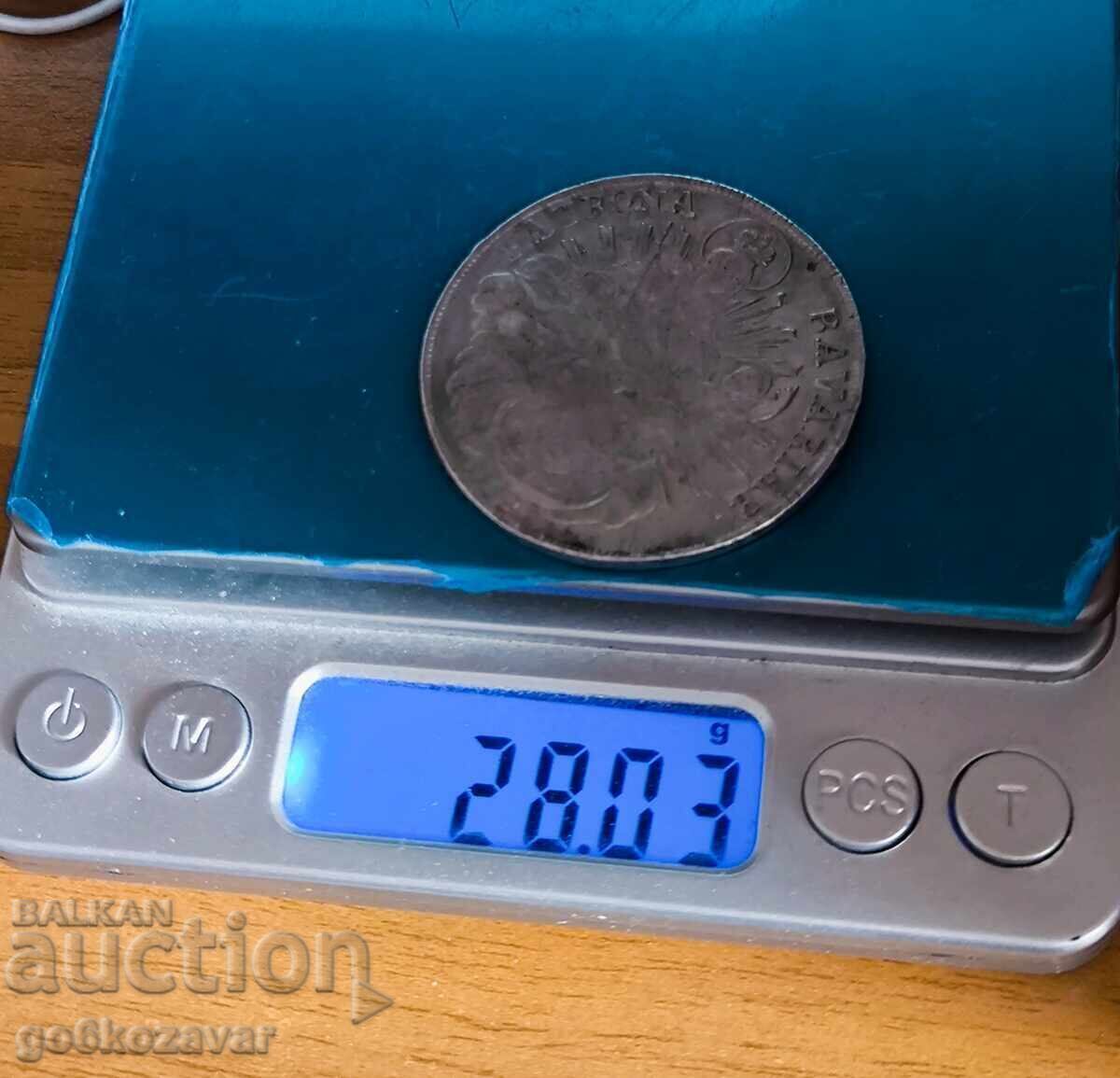 Taler Bavaria 1775 Argint păstrat excelent! - 6 Taler Bavaria 1775 Argint păstrat excelent! - 6