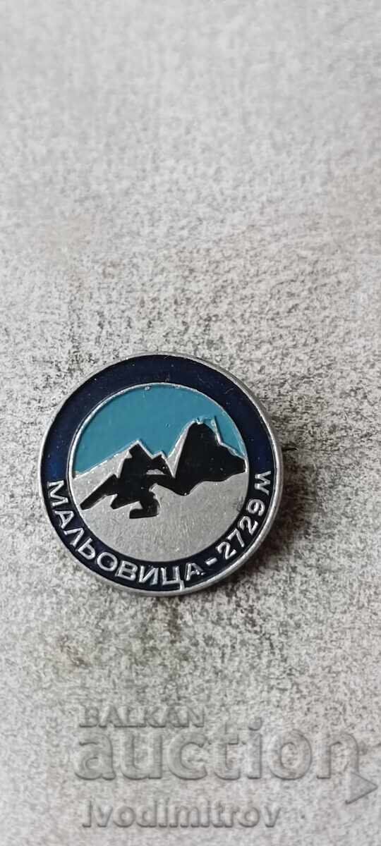 Insignă Vârful Malyovitsa - 2729 m