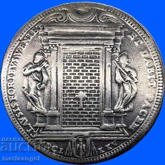 Scudo 1675 Βατικανό Piastra 31g 44mm Κλήμης X ασήμι Scudo 1675 Βατικανό Piastra 31g 44mm Κλήμης X ασήμι