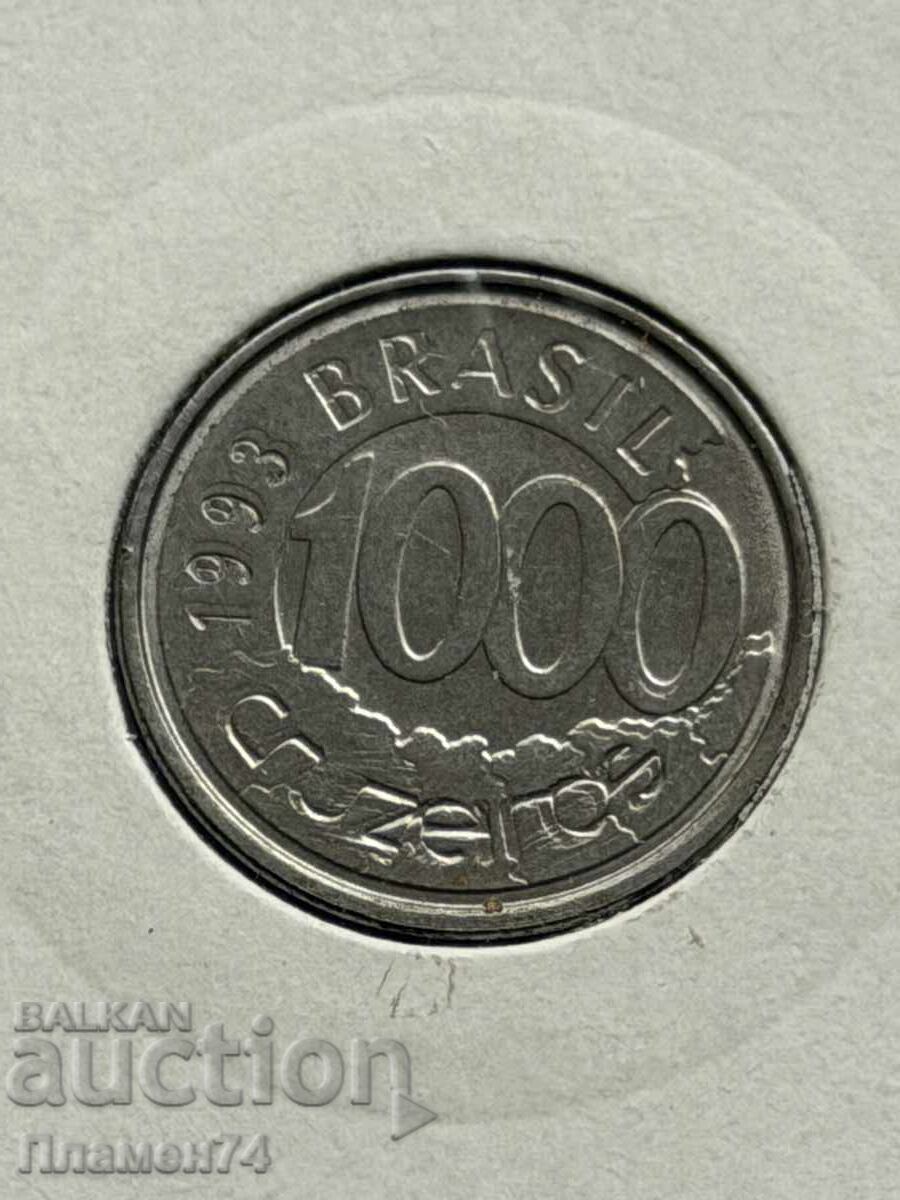 1000 cruzado 1993 Brazilia