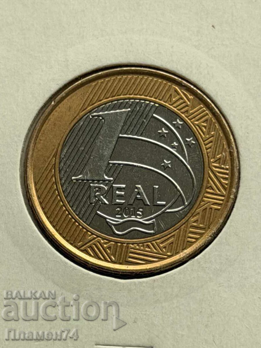 1 real 2015 Brazilia Banca Centrală