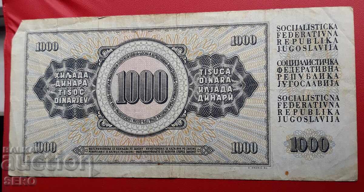Bancnota-Iugoslavia-1000 de dinari 1981 cu preț € 0.15 | 0.29 BGN Bancnota-Iugoslavia-1000 de dinari 1981 cu preț € 0.15 | 0.29 BGN