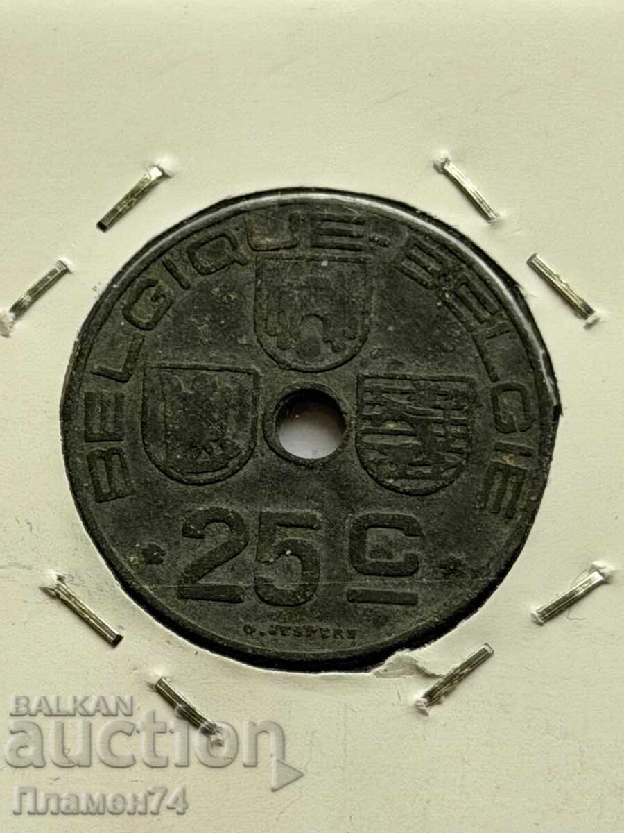 25 λεπτά 1942 Βέλγιο BELGIQUE - BELGIE