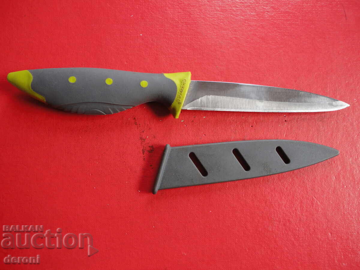 Auction Gristal knife with sheath Auction Gristal knife with sheath