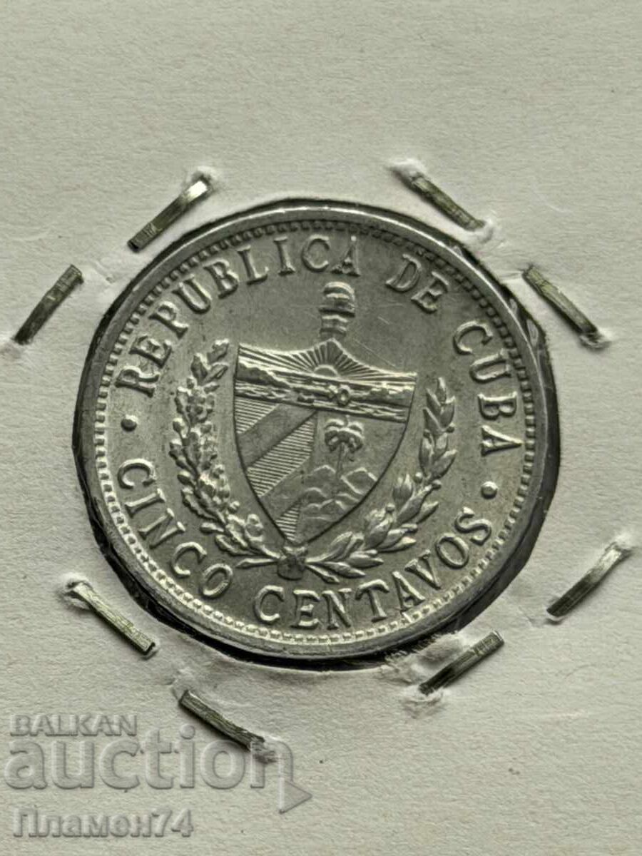 5 centavos 1968 Cuba cu preț € 1.00 | 1.96 BGN