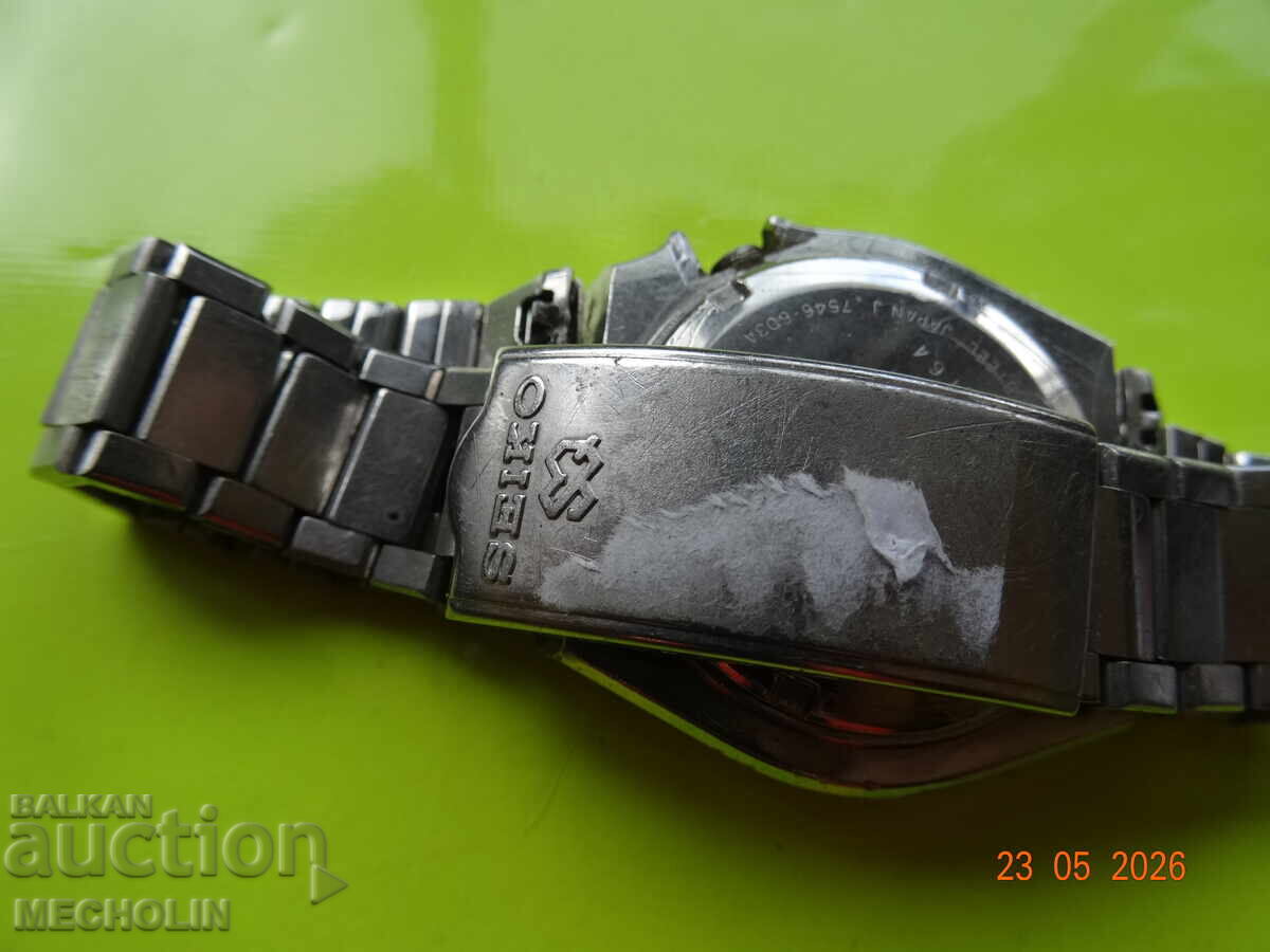 Licitație CEAS DE COLECȚIE CUARȚ SEIKO SPORTS 100 Licitație CEAS DE COLECȚIE CUARȚ SEIKO SPORTS 100