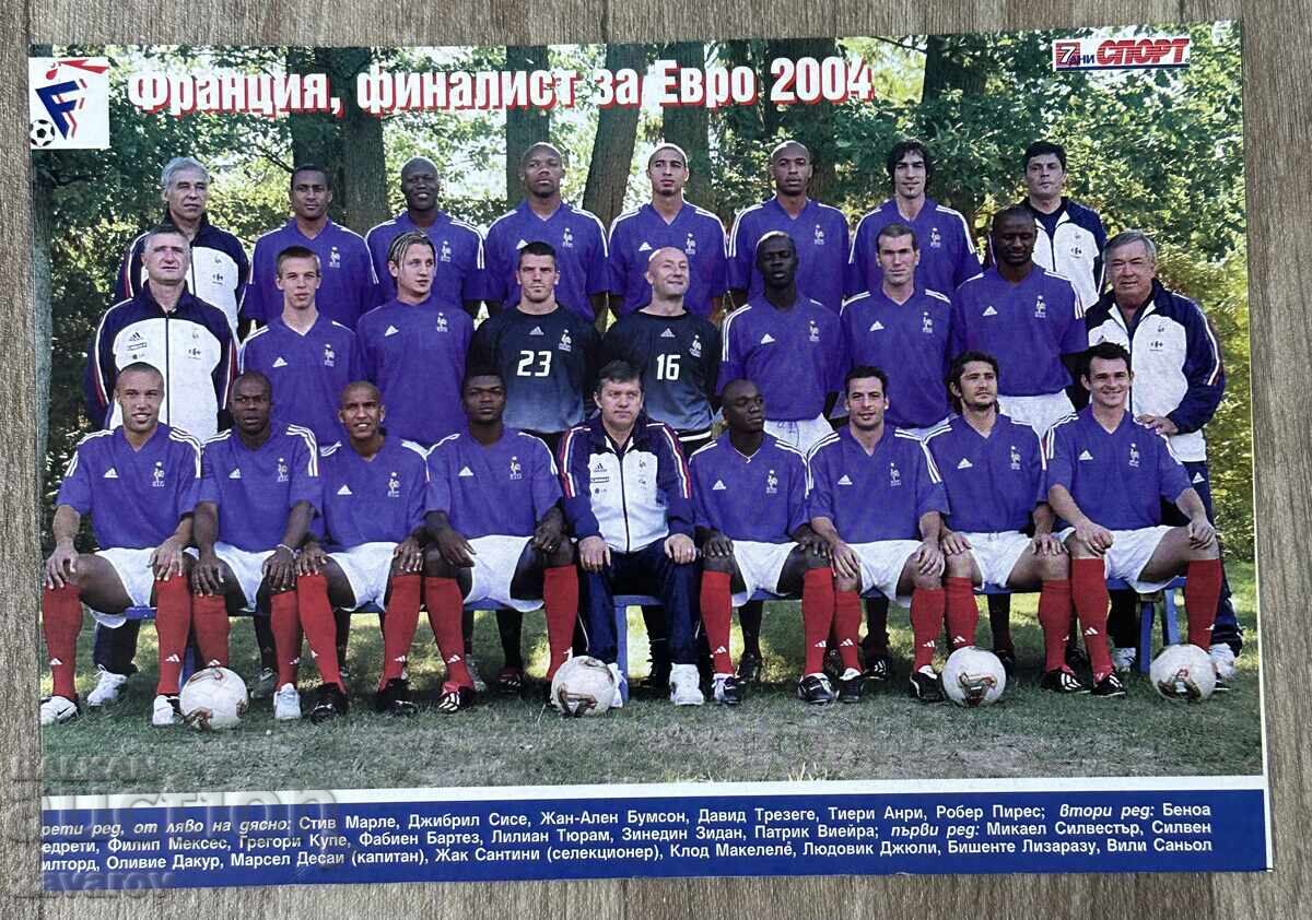 Franța Euro 2004 Zidane Fotbal 7 zile sport