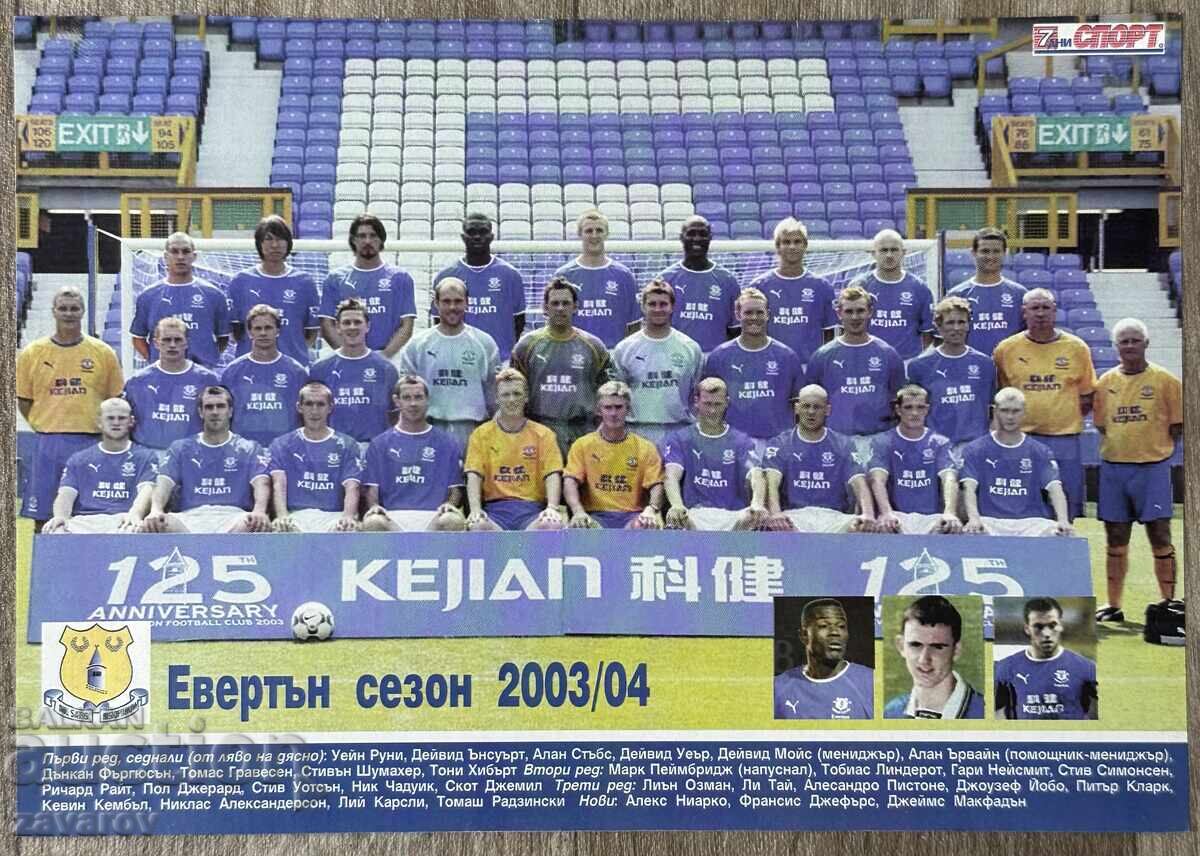 Everton Anglia Wayne Rooney 2004 Fotbal 7 zile sport
