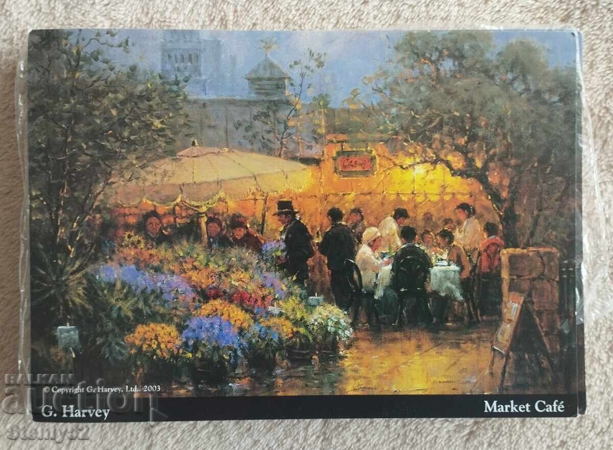 50 buc. cărți poștale Market cafe 50 buc. cărți poștale Market cafe