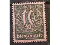 Germania/Reich Marcă de serviciu MNH