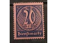 Germania/Reich Marcă de serviciu MNH