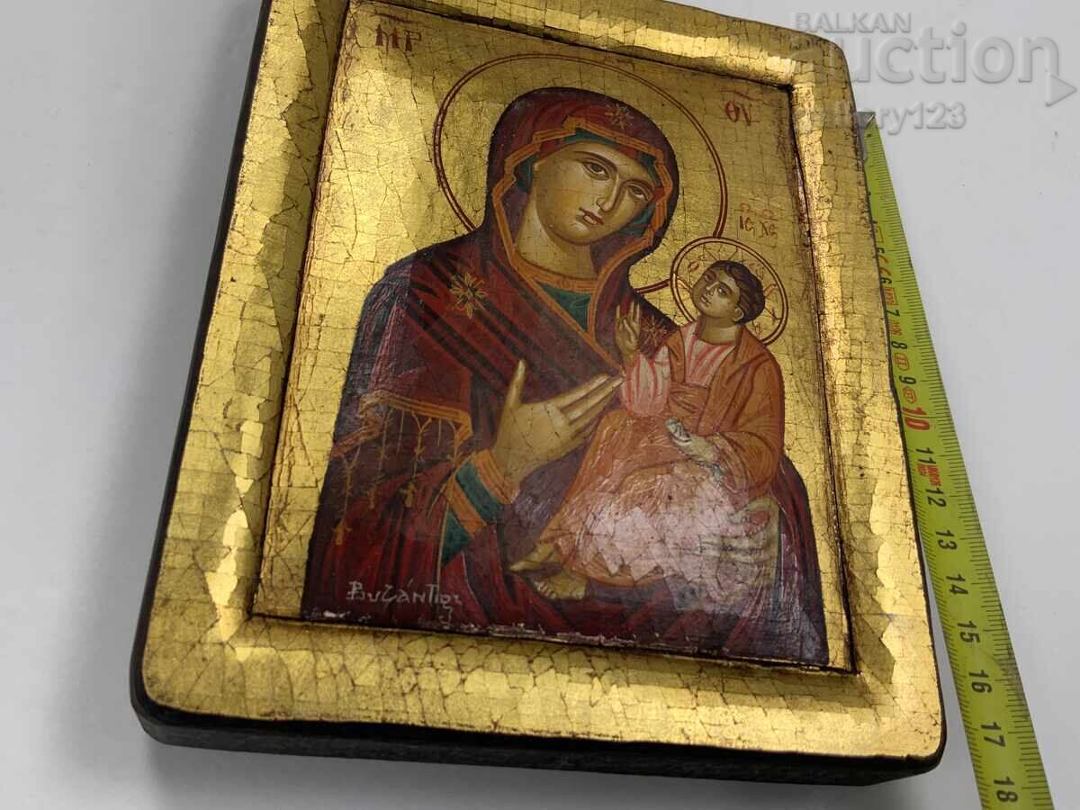 Χειροποίητη εικόνα Παναγία Βρεφοκρατούσα με τιμή € 1.50 | 2.93 BGN