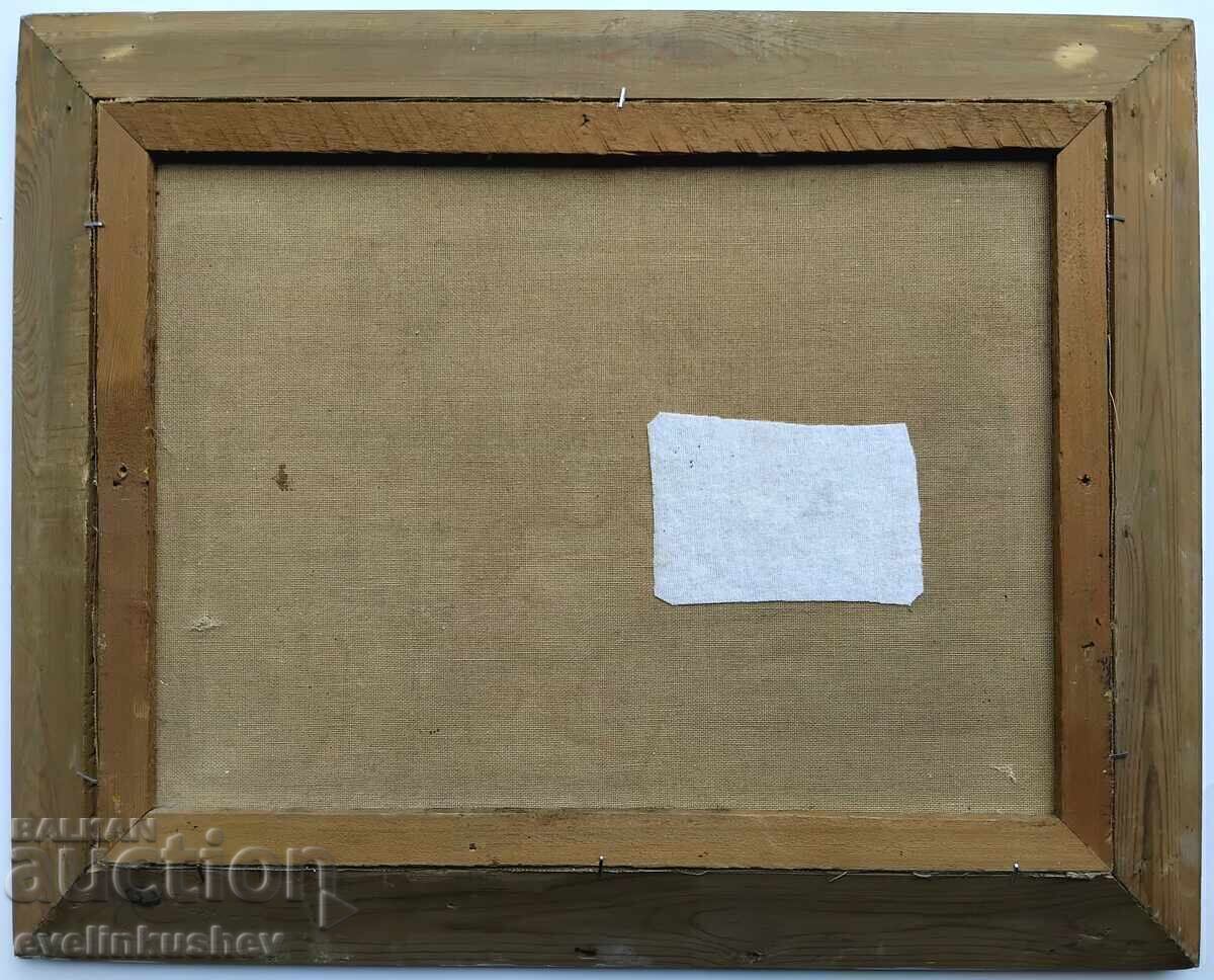 Pictură veche în ulei - 7