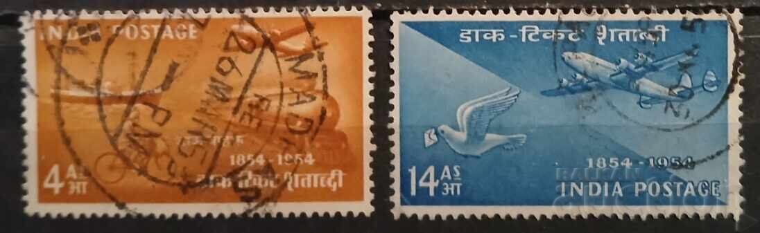 India 1954 Păsări/Avioane
