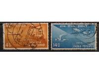 India 1954 Păsări/Avioane