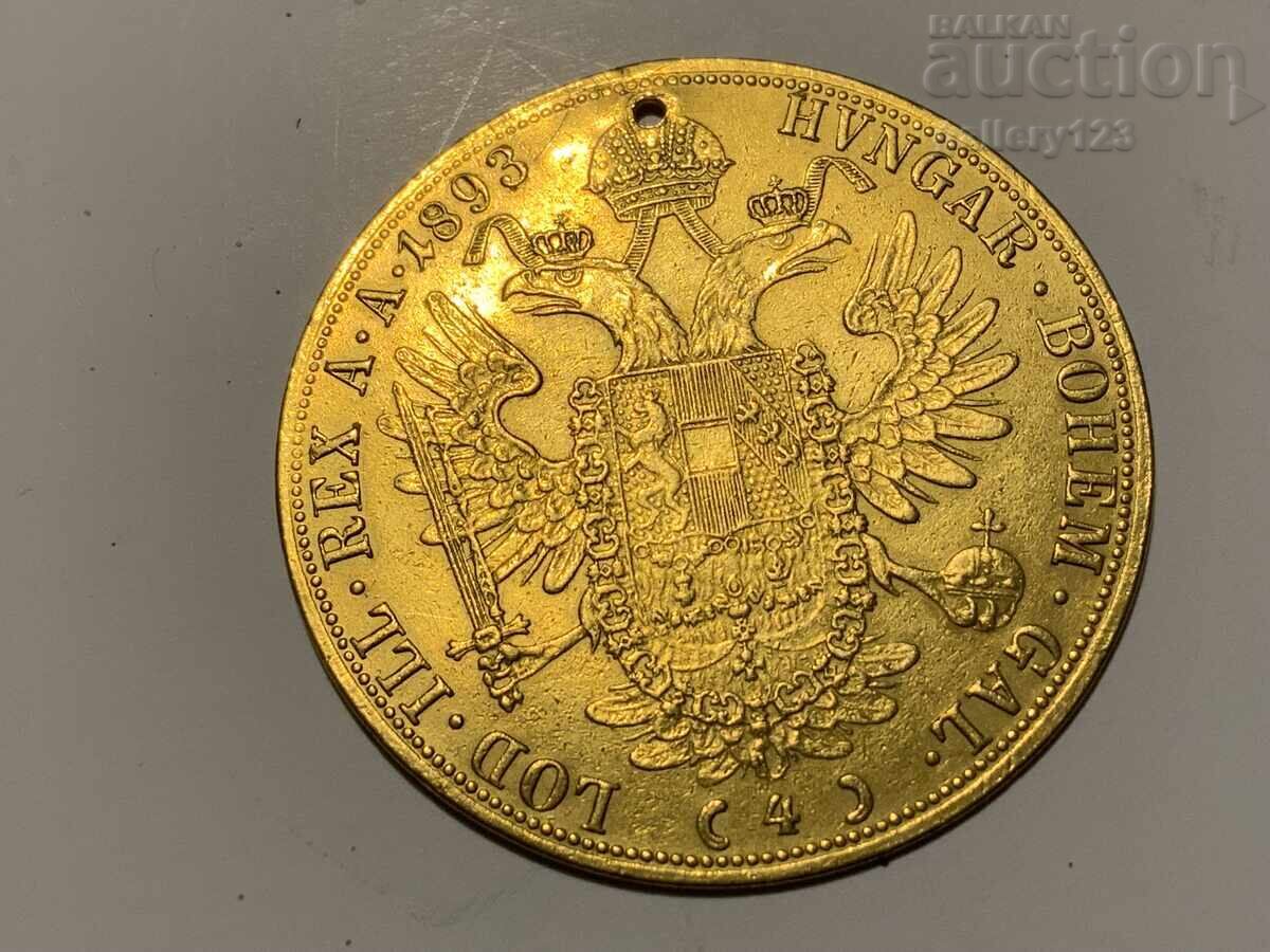 Χρυσά 4 δουκάτα 1893 με τιμή € 350.00 | 684.54 BGN