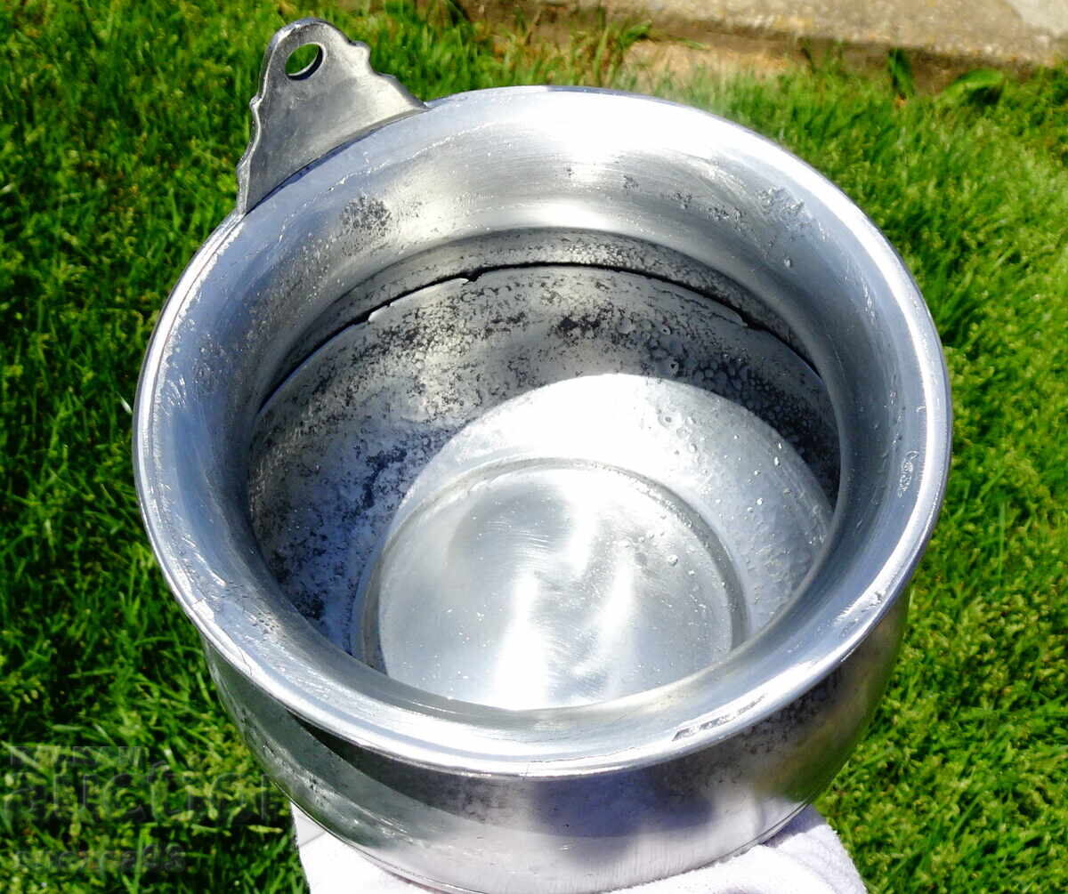 Κασσιτερένιο μεταλλικό κύπελλο 800 ml, 550 γρ., εκτύπωση, κασσιτερένιος γάμος με τιμή € 45.99 | 89.95 BGN Κασσιτερένιο μεταλλικό κύπελλο 800 ml, 550 γρ., εκτύπωση, κασσιτερένιος γάμος με τιμή € 45.99 | 89.95 BGN