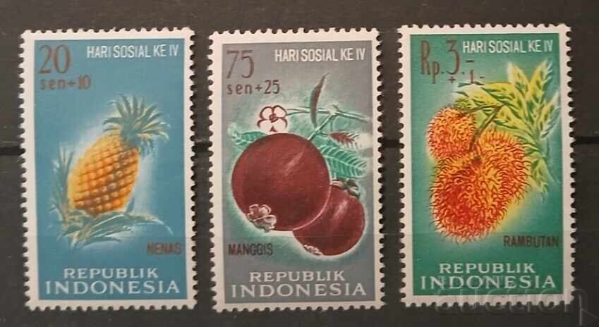 Indonezia 1961 Floră/Fructe MNH Indonezia 1961 Floră/Fructe MNH